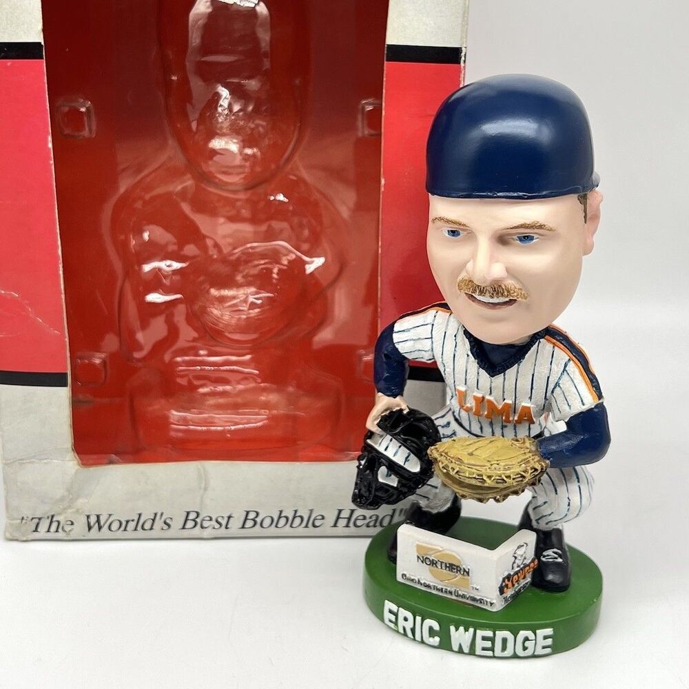 ERIC WEDGE Bobblehead LIMA LOCOS Baseball Catcher 2003 SGA -Indians Manager